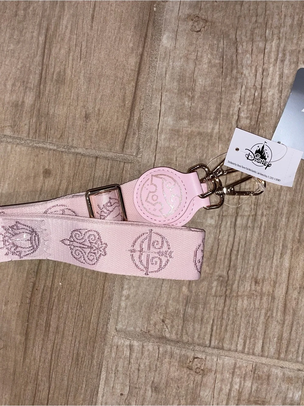 Disney parks make a bag Princess Strap with Gold Accents